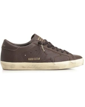 Golden Goose "Superstar" Sneakers - Brown