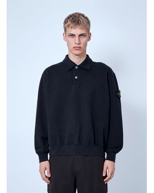 Stone Island Longsleeve Polo - Blue
