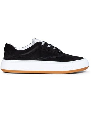 Givenchy Suede New City Sneakers - Black