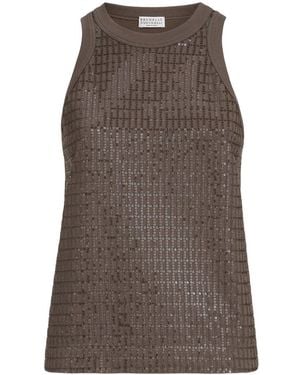 Brunello Cucinelli Tops - Brown