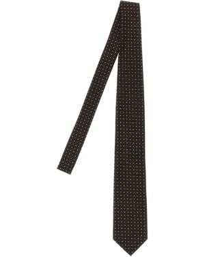 Tom Ford Polka-Dot Mulberry Silk Necktie - Black