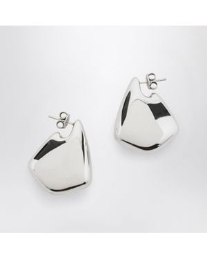 Bottega Veneta Small Fin Earrings - Metallic