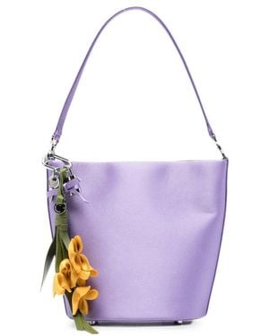 Self-Portrait Tote Bags - Purple