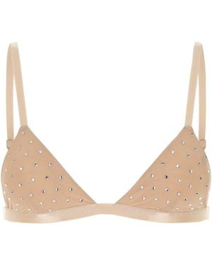 ANDAMANE Skin Mesh Bra - Natural