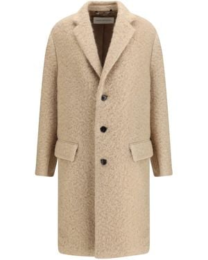 Dries Van Noten 00170-Rustic 2055 M.W.Coat - Natural