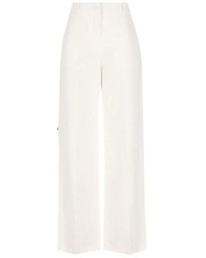Fendi Wide Pants - White