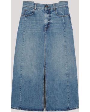 Weekend by Maxmara Skirt Denim - Blue