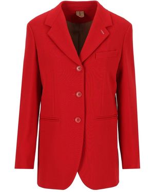 Max Mara Wool Cady Blazer - Red