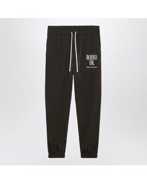 1989 STUDIO Nylon Trackpants Rodeo - Black