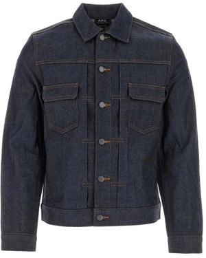 A.P.C. Jackets - Blue