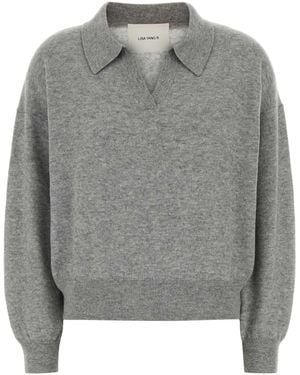 Lisa Yang Cashmere Katriel Sweater - Gray