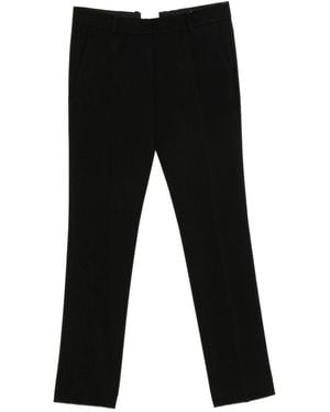 TOTEME Wool Low-Waist Pants - Black
