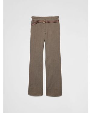 Prada Pants Mud - Natural
