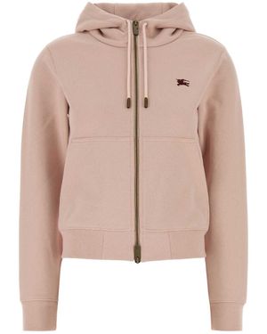 Burberry Cotton Sweatshirt - Pink