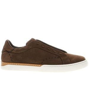 Fendi Shoes Sneakers - Brown