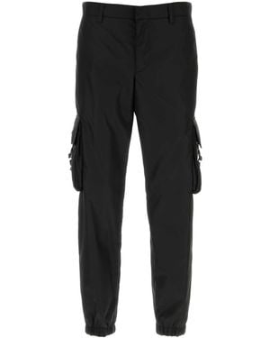 Prada Black Re-nylon Cargo Pant