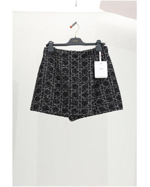 Dior Dior Short Db+Fermoir Cd-Tweed Cann - White
