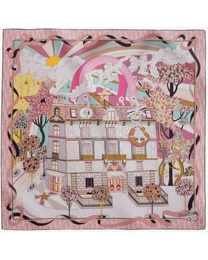 Dior Dior Dior Avenue 90 Silk Foulard - Pink