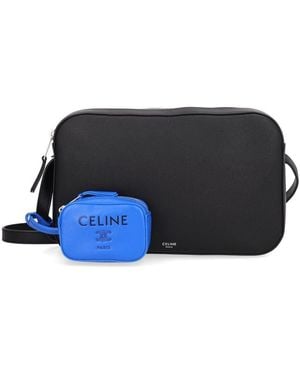 Celine Messenger Bag With Charm - Blue