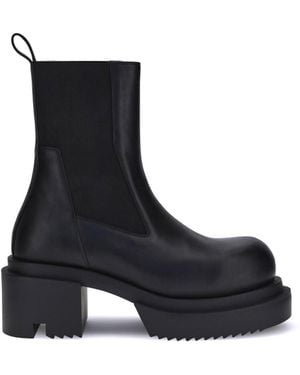 Rick Owens Beatles Bogun Ankle Boots - Black