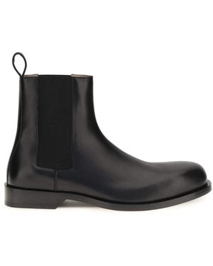Loewe Bobine Chelsea Ankle Boots - Black