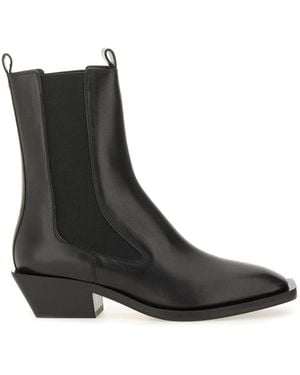 Aeyde Leather Boot - Black