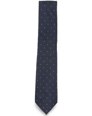 Tom Ford Polka-Dot Silk Tie - Blue