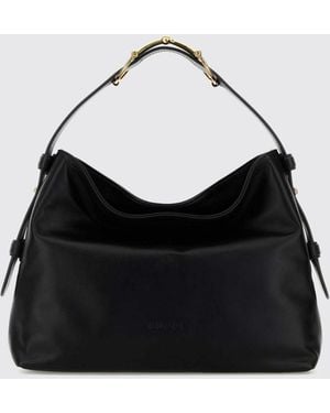 Gucci Beatrix Smooth Calfskin Shoulder Bag With Horsebit Detail - Black