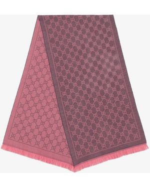 Gucci Wool Scarf - Purple