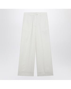 Frankie Shop Brickell Woolblend Pants - White