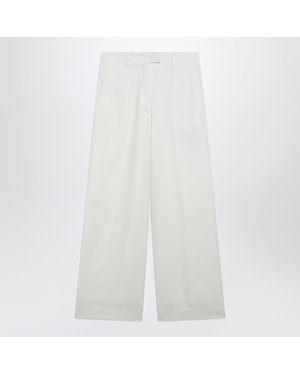 Frankie Shop Brickell Woolblend Pants - White