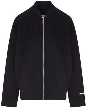 Sportmax Pure Wool Double Bomber - Blue