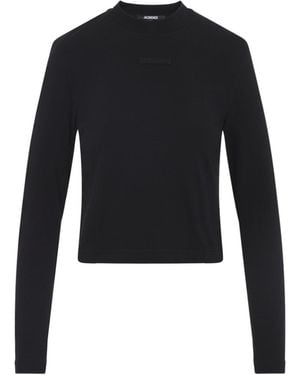 Jacquemus Solid T-Shirt - Black