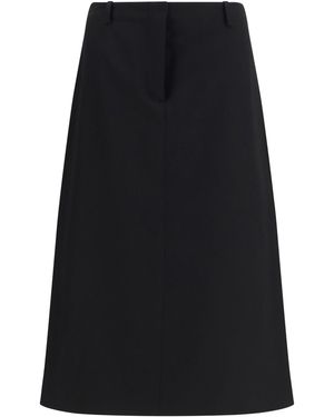 Fendi Grain De Poudre Skirt - Black