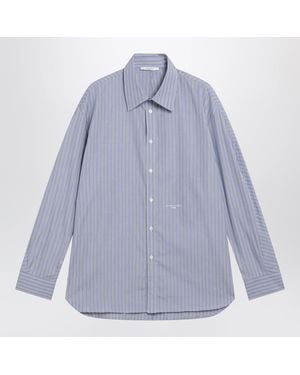 Givenchy Striped Poplin Shirt - Blue
