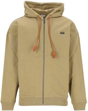 Loewe Hooded Sweatshirt - Green
