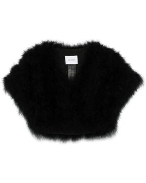 Yves Salomon Capes - Black