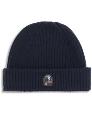 Parajumpers Ribbed Beanie Hat - Blue