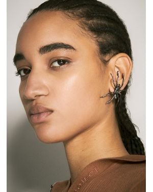 Y. Project Y/Project Spider Earrings - Brown