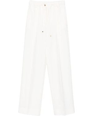 Moncler Wool Pants - White