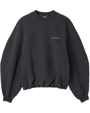 Jacquemus Le Sweatshirt Ruban - Black