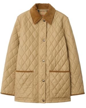 Burberry Quilted Jacket Sand/Flax - Natural