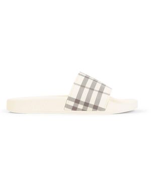 Burberry Furley Slide - White
