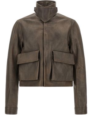 Rick Owens 'Tower Alice' Jacket - Brown