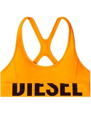 DIESEL Allison-D-Pop Cutout Sports Bra - Orange