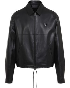 Prada Lamb Leather Jacket - Black