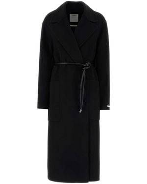 Sportmax Wool Zannata Coat - Black