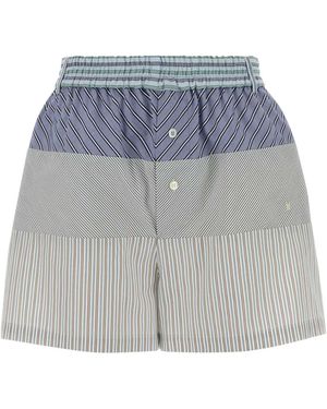Moschino Stripes Shorts - Blue