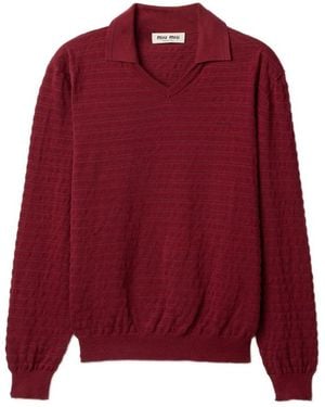 Miu Miu Knitwear - Red