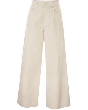 Brunello Cucinelli Relaxed Pants - White